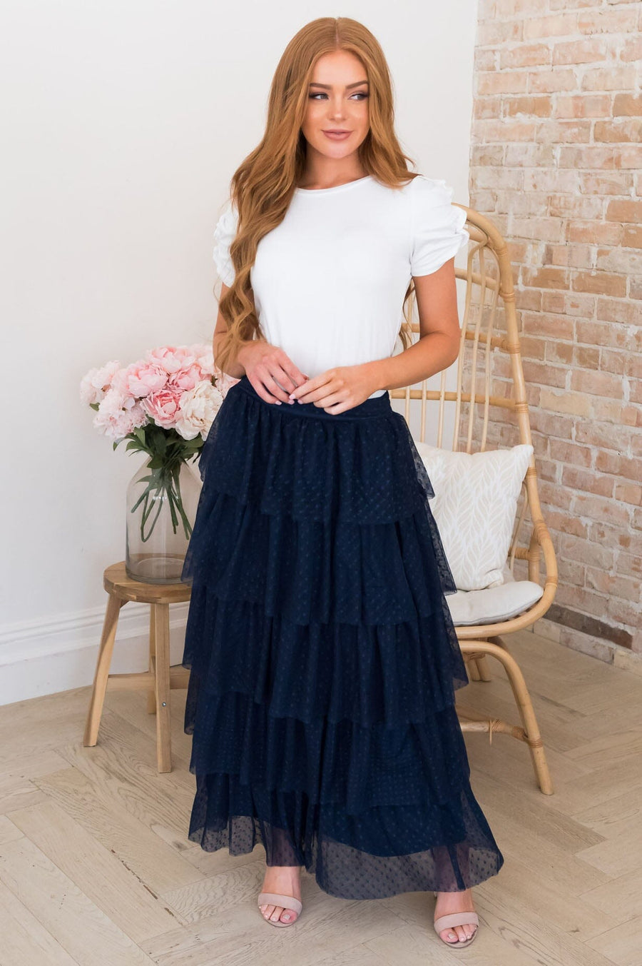 Finally Found You Modest Tulle Skirt Skirts vendor-unknown 