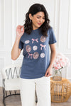 Baseball & Bows Graphic Tee Modest Dresses vendor-unknown