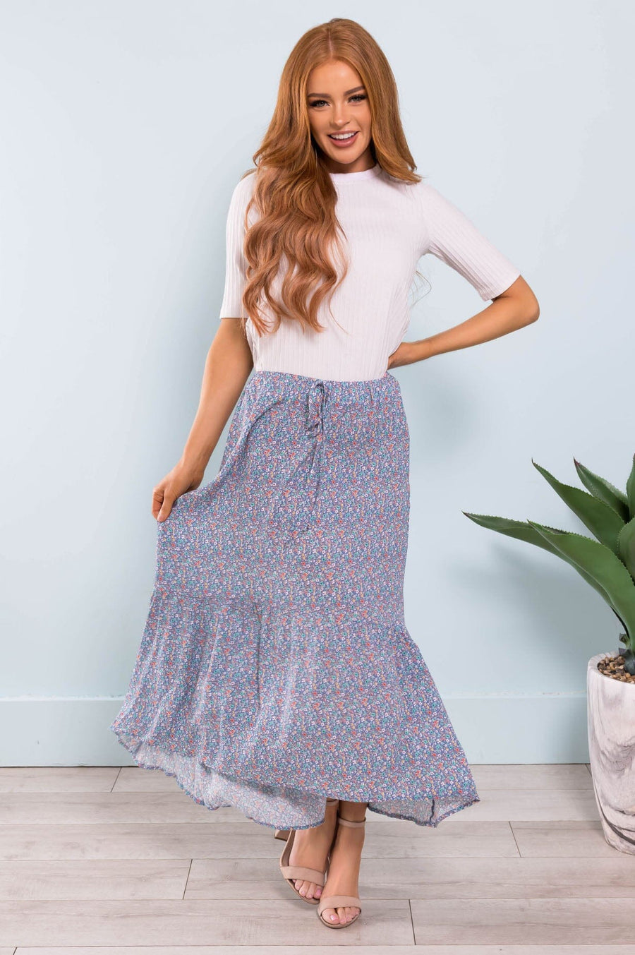 A New Bloom Modest Skirt Skirts vendor-unknown 