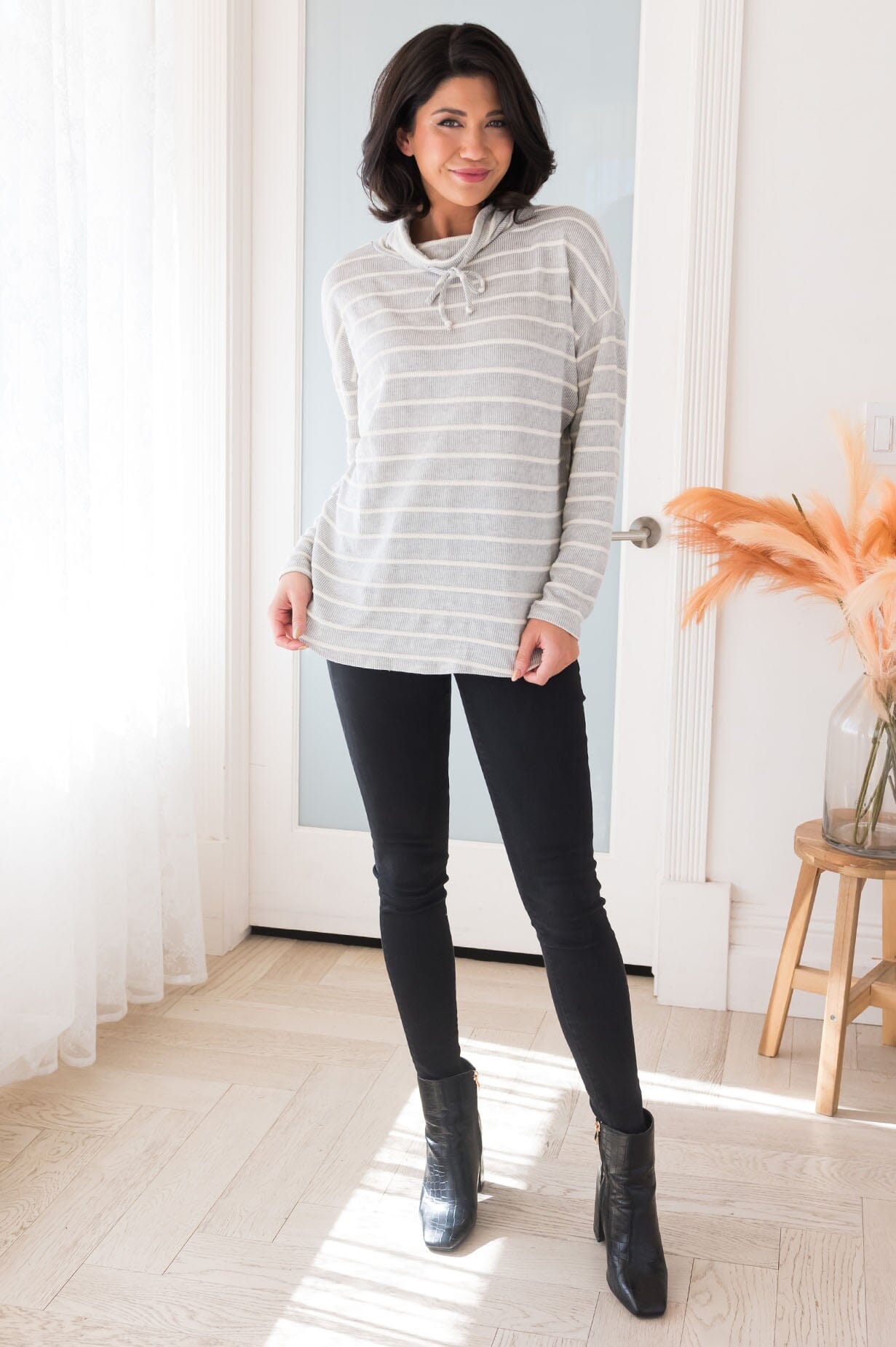 Met My Match Modest Pullover Tops vendor-unknown 
