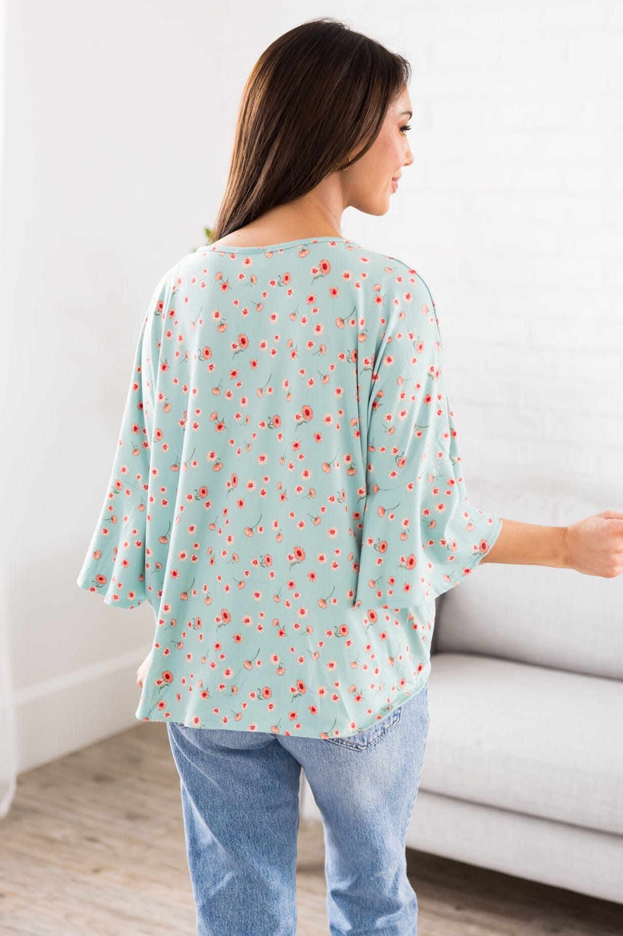 Daisy Dazed Bell Sleeve Top Modest Dresses vendor-unknown 