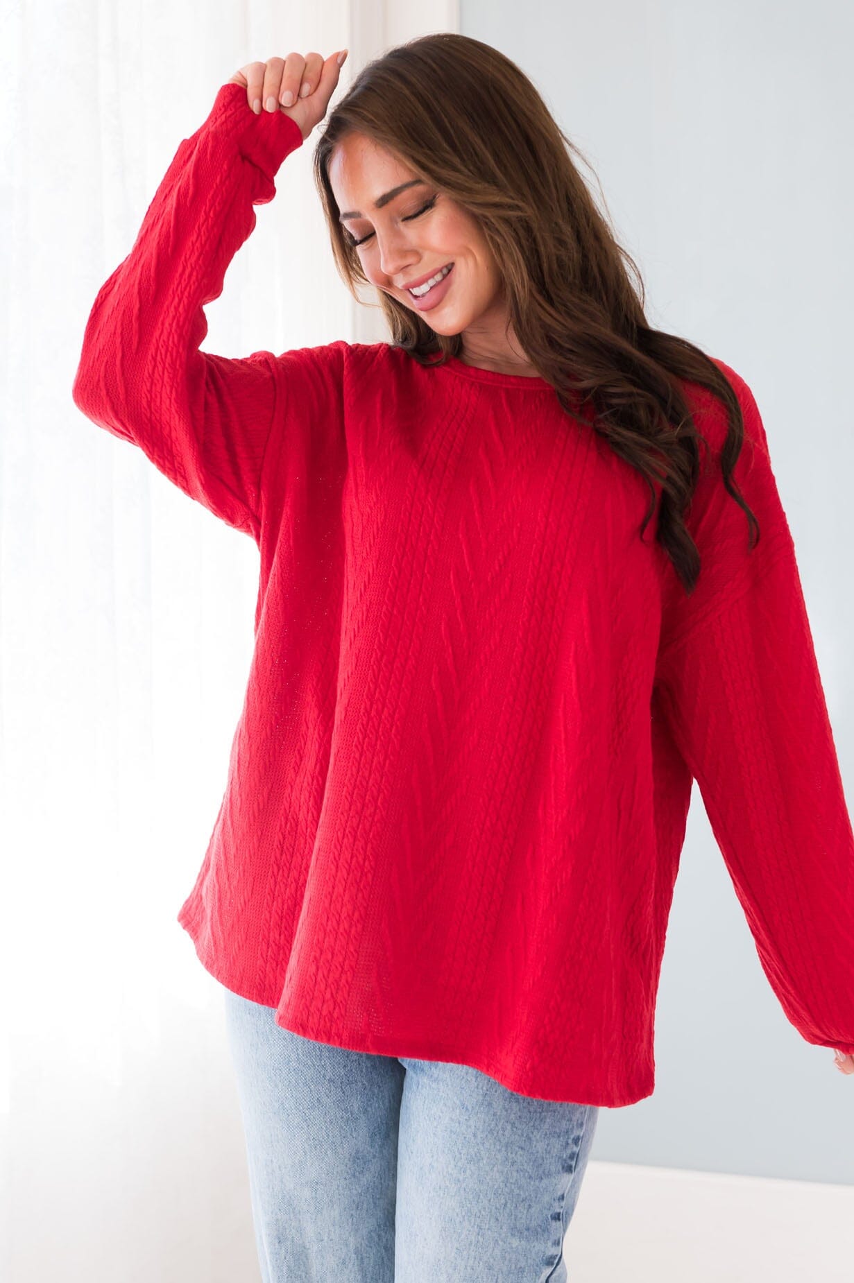 Bringing The Cheer Modest Sweater Modest Dresses vendor-unknown 