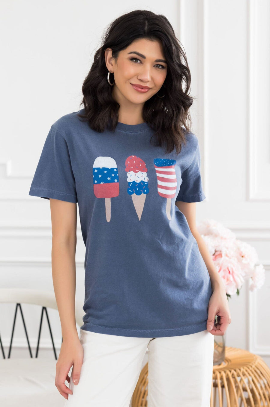 Picnic Party Graphic Tee Modest Dresses vendor-unknown 