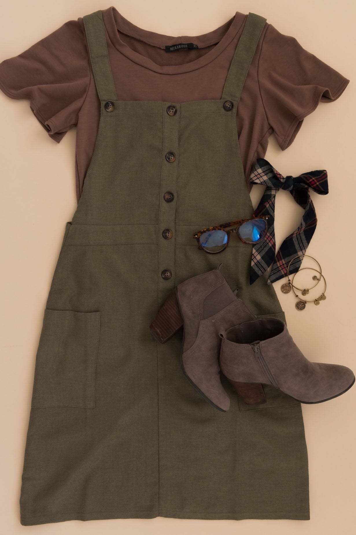 The Oakley Modest Overall Dress Modest Dresses vendor-unknown 