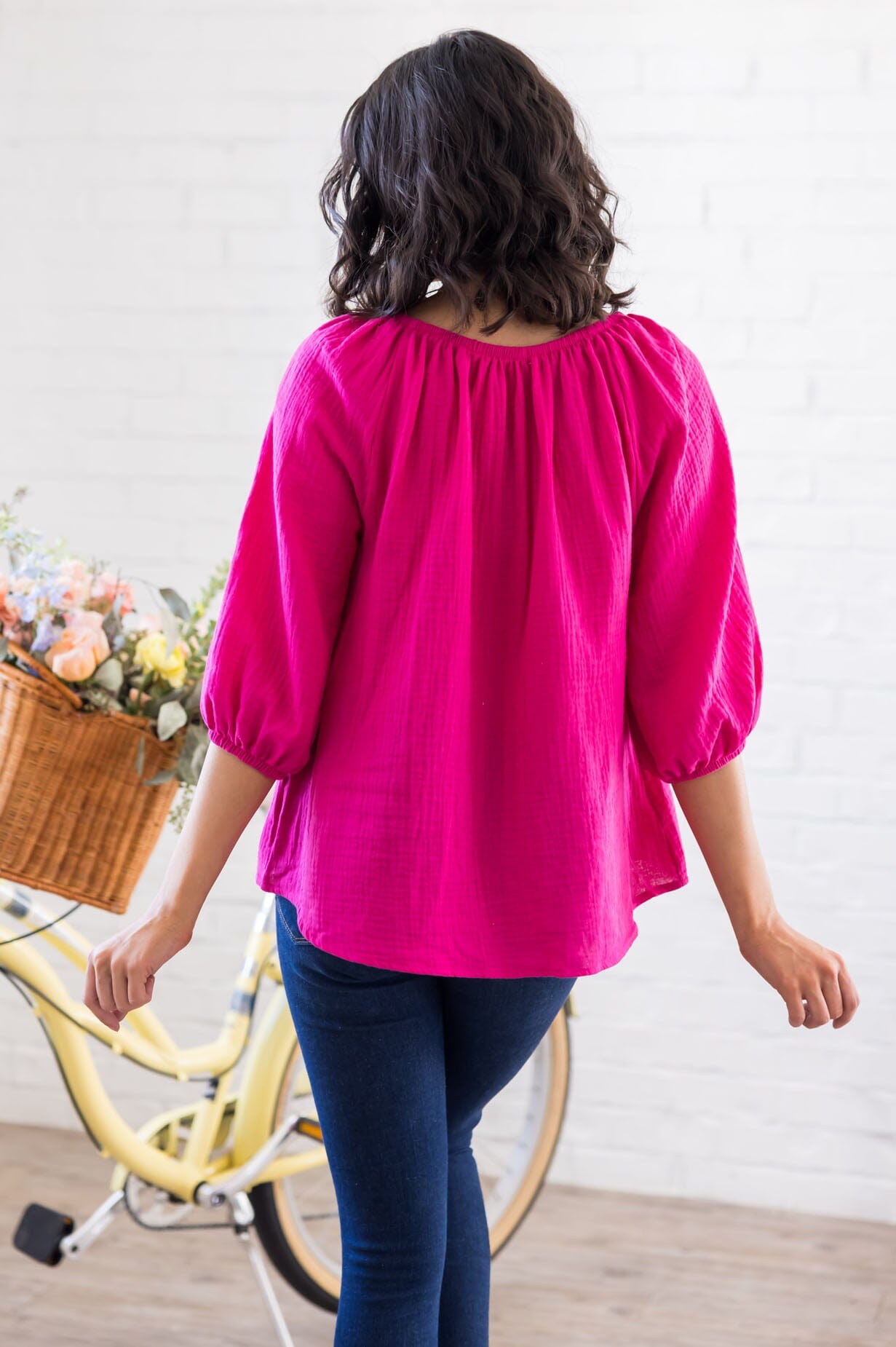 Joy Abounds Textured Top Tops vendor-unknown 