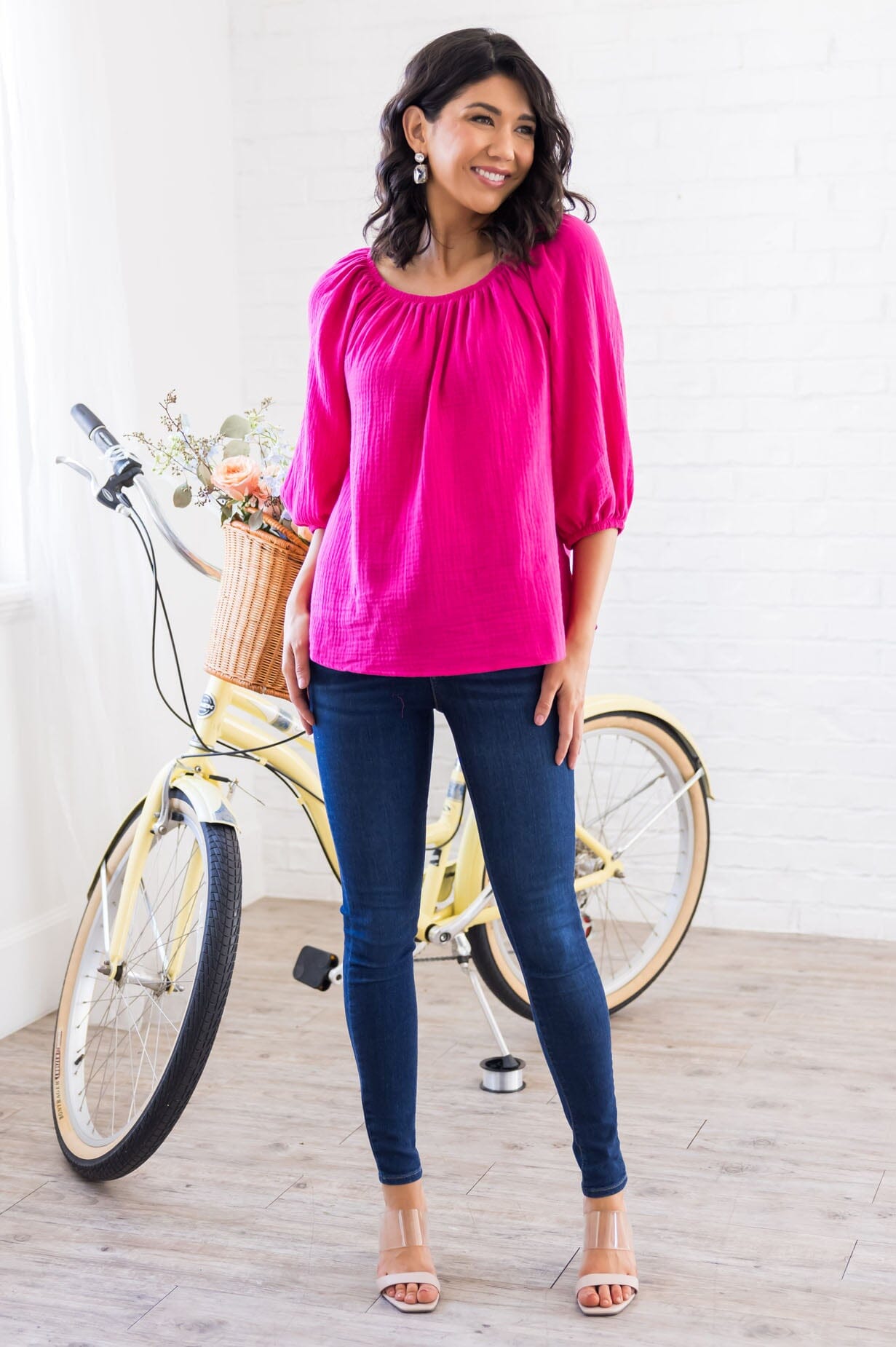 Joy Abounds Textured Top Tops vendor-unknown 