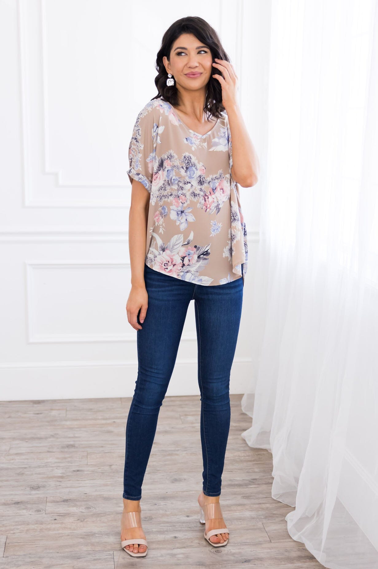 Love Abounds Floral Top Tops vendor-unknown 