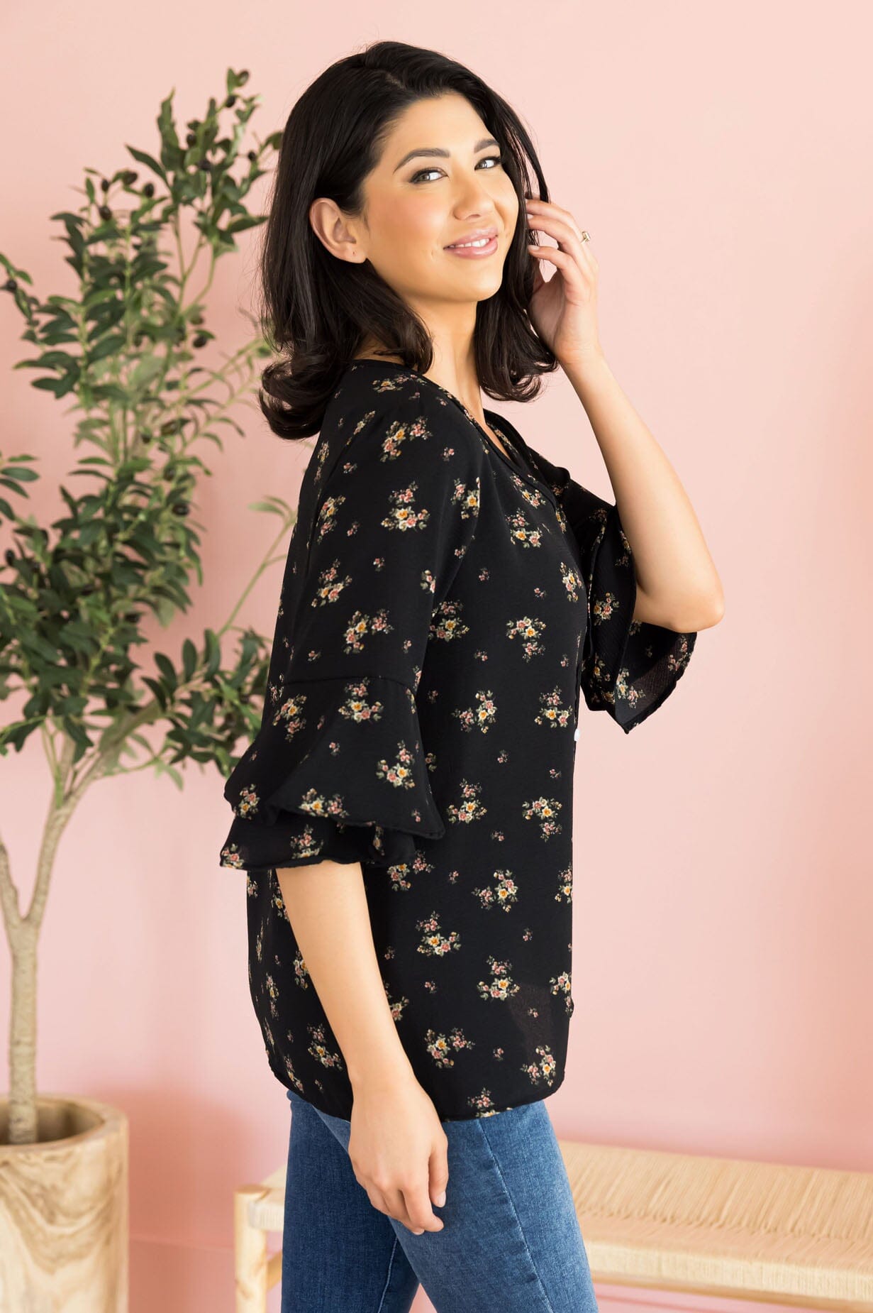 Abundant Joy Modest Blouse Tops vendor-unknown 