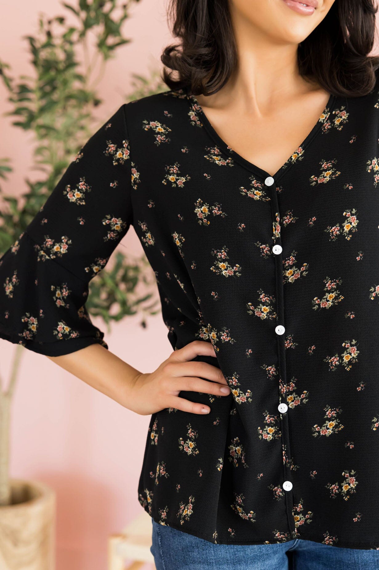 Abundant Joy Modest Blouse Tops vendor-unknown 