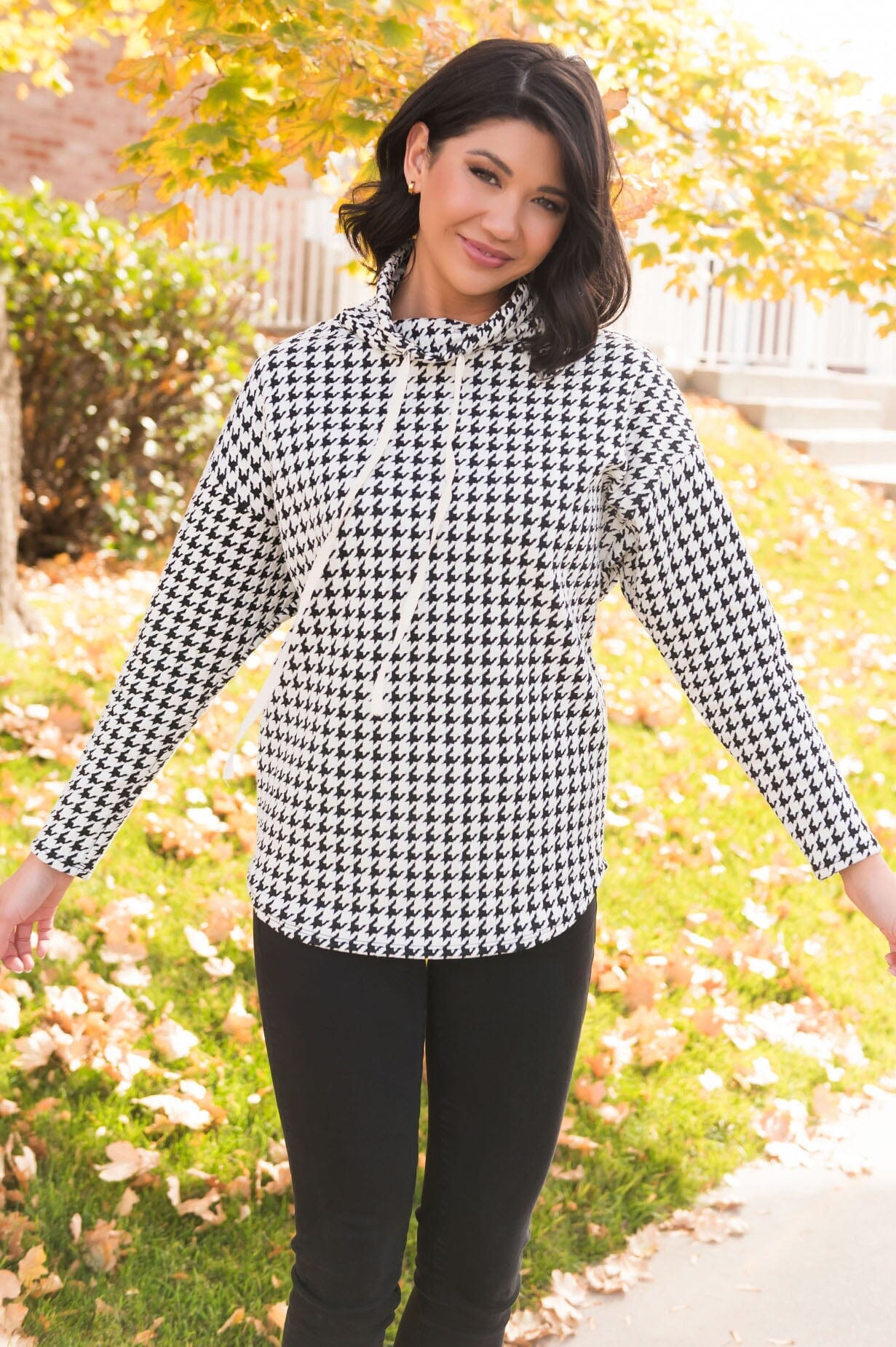 Light Of My Life Modest Cowl Neck Top Tops vendor-unknown 