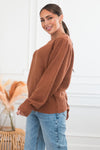 Perfectly Planned Modest Sweater Tops vendor-unknown 