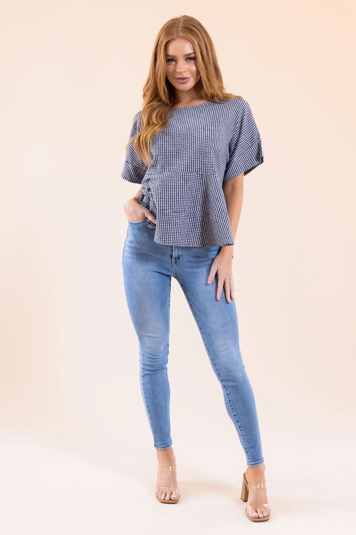 Believe It Or Not Peplum Blouse NeeSee's Dresses 