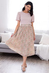 Be The Sunshine Accordion Skirt Modest Dresses vendor-unknown 