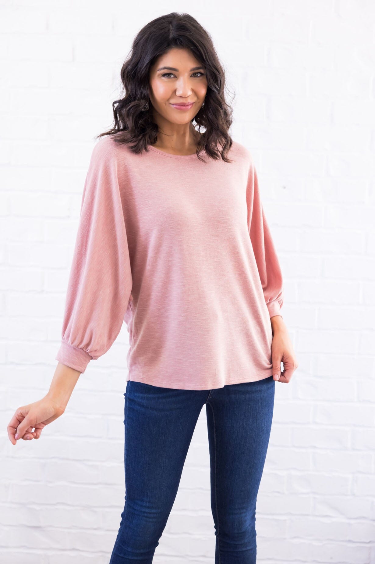 Limitless Love Balloon Sleeve Top Tops vendor-unknown 