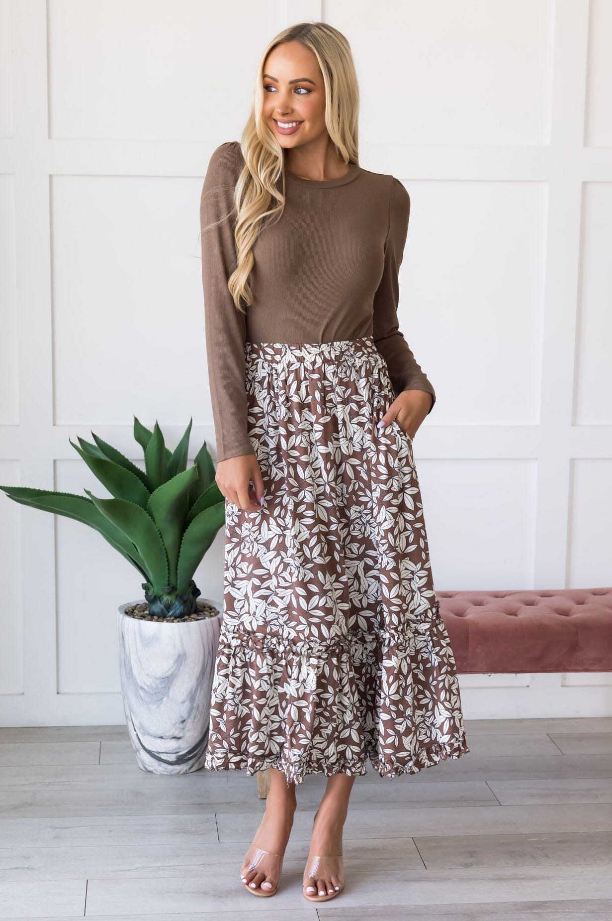 Love & Light Maxi Skirt Modest Dresses vendor-unknown 