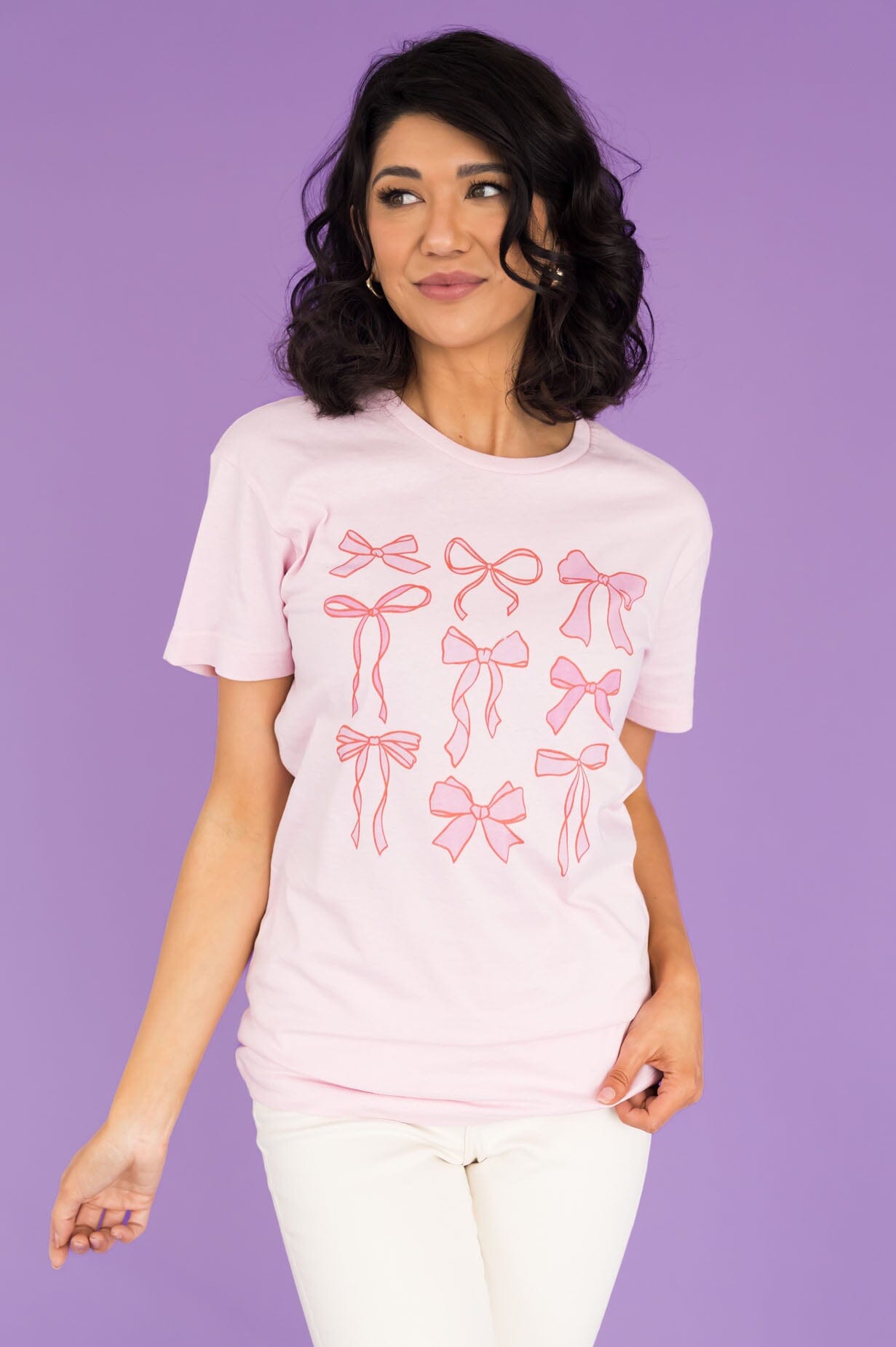 Bows Galore Graphic Tee Modest Dresses vendor-unknown 