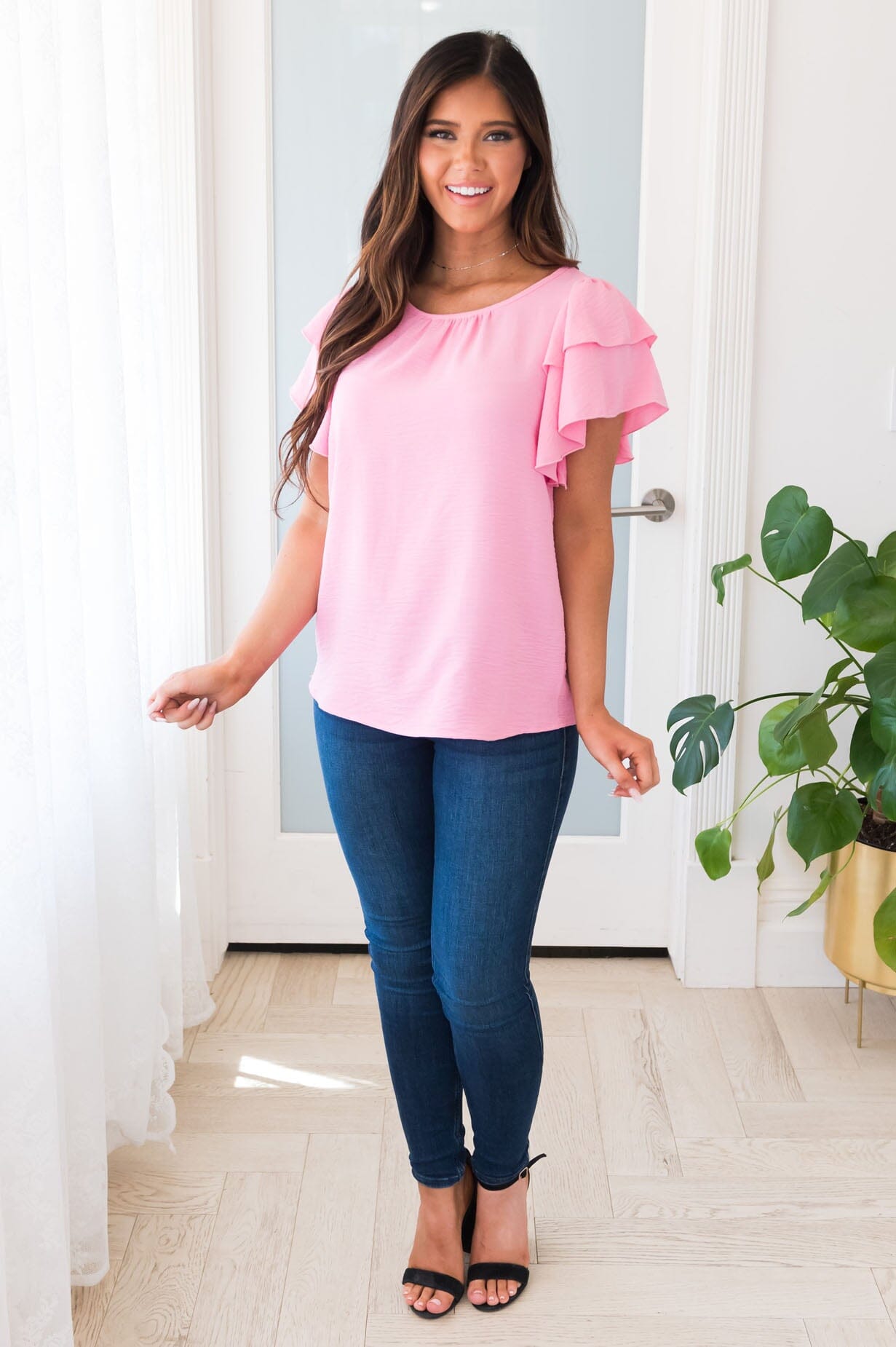 Perfect Pick Modest Blouse NeeSee's Dresses 