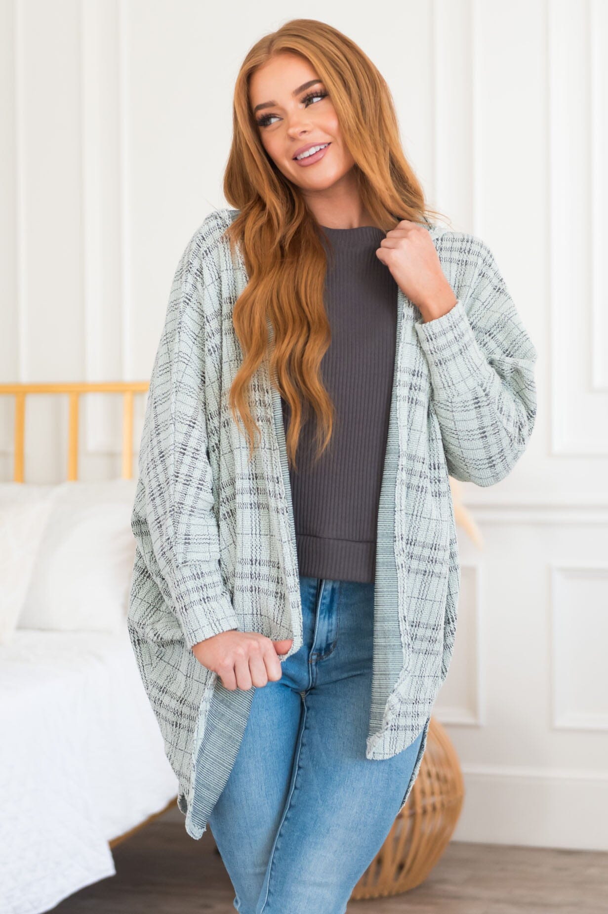 Moonlight Glow Modest Hooded Jacket Tops vendor-unknown 