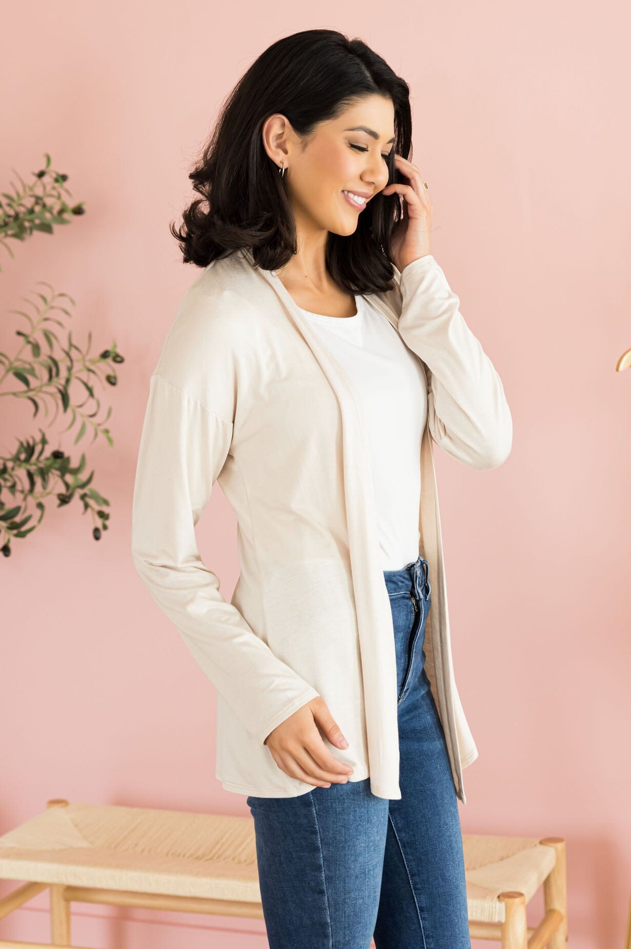 Casual Day Ribbed Kimono Tops vendor-unknown 