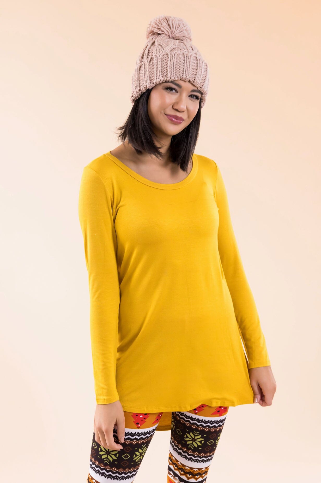 Nothing But Cheer Ahead Tunic Modest Dresses vendor-unknown 