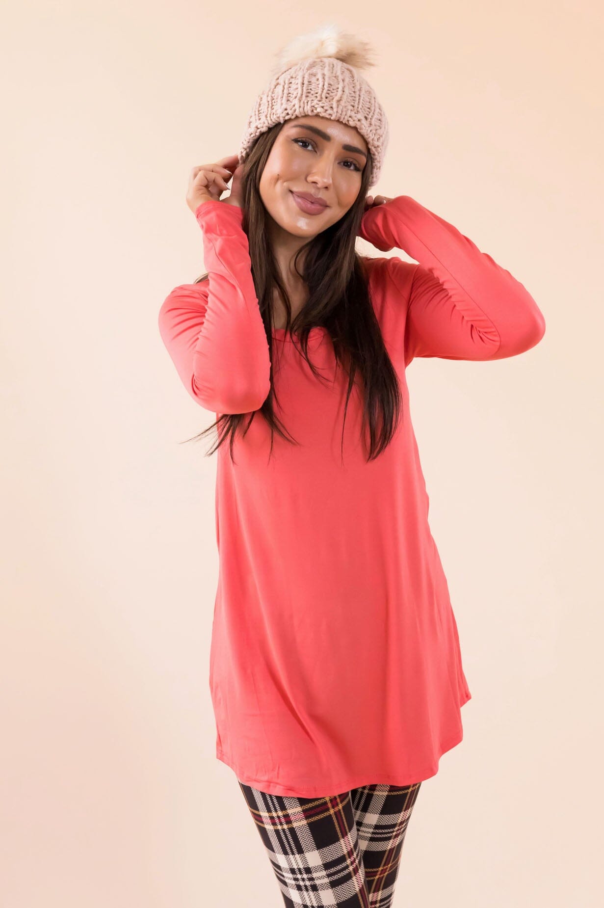 Nothing But Cheer Ahead Tunic Modest Dresses vendor-unknown 