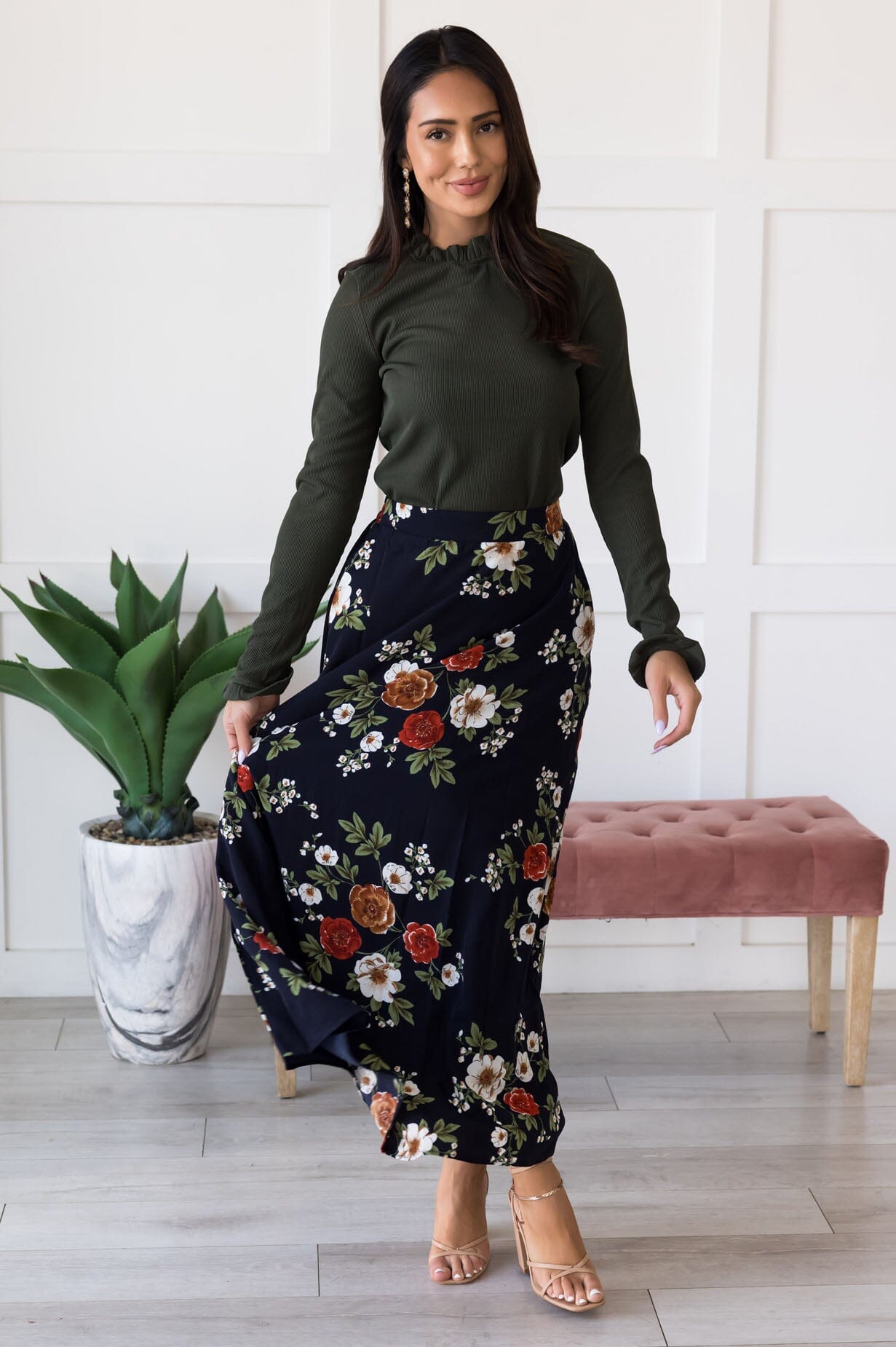 Sunset Ready Slip Skirt Modest Dresses vendor-unknown 