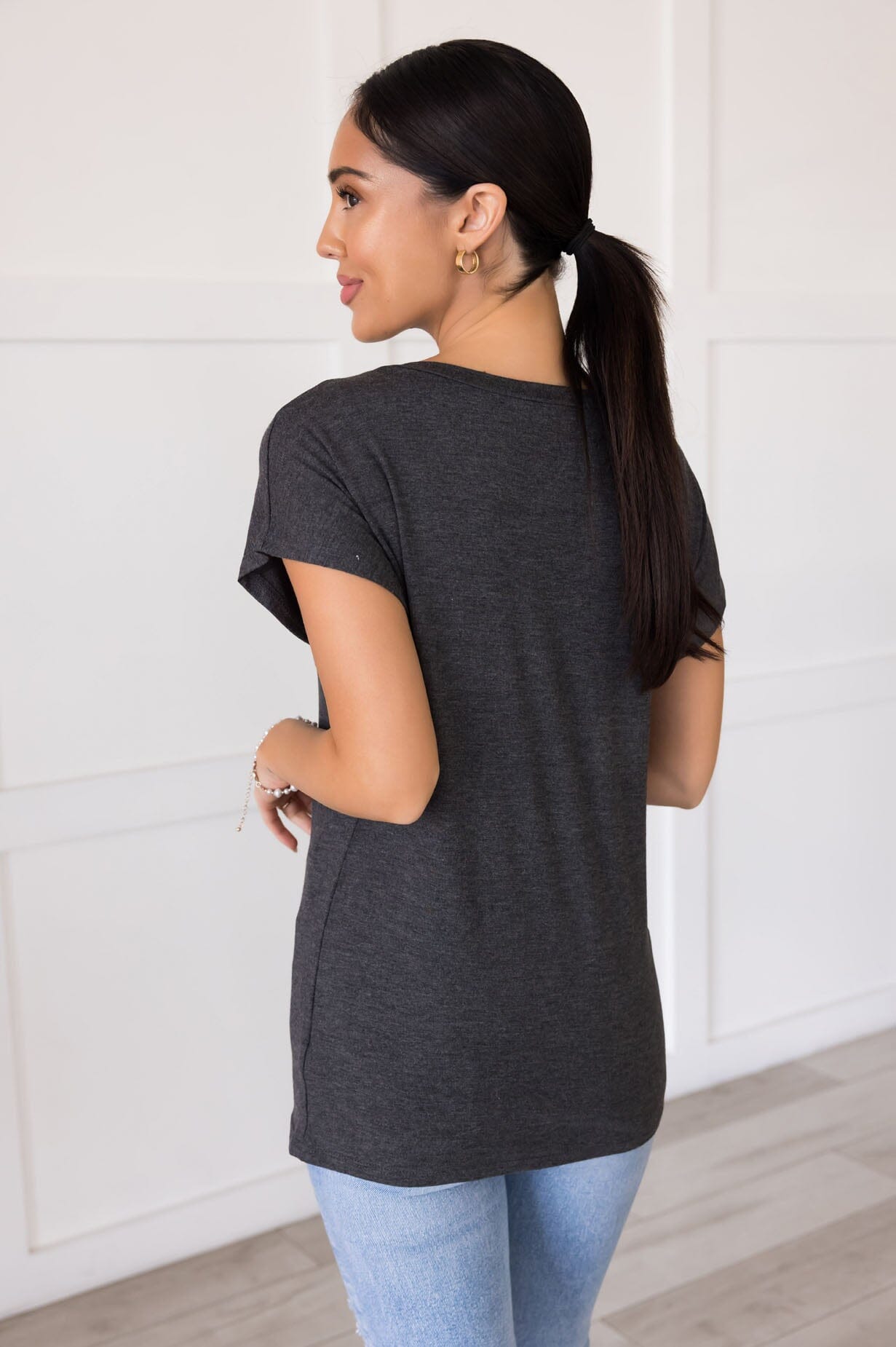 Basically Beautiful Pocket Tee NeeSee's Dresses 