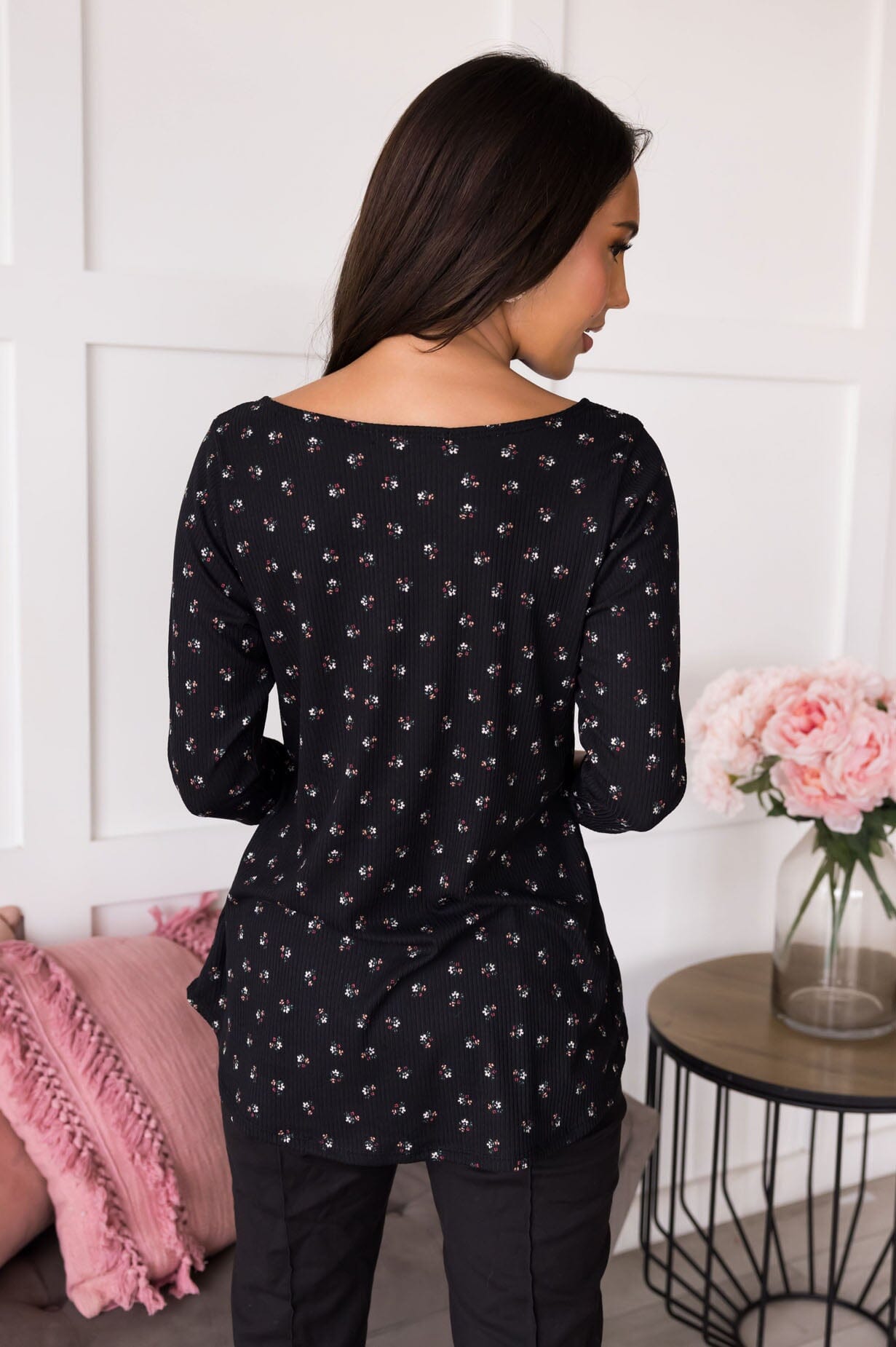 Beauty In Blooms Top Tops vendor-unknown 