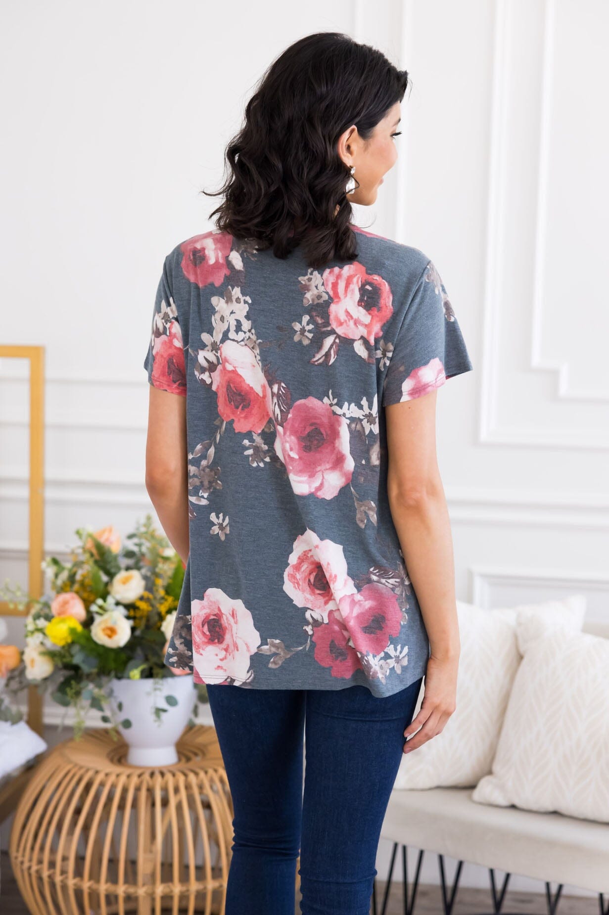 Forever Ever Modest Blouse Tops vendor-unknown 