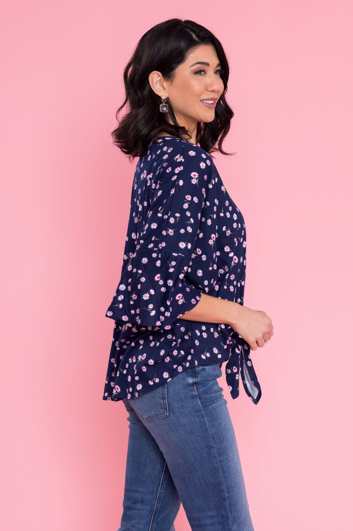 Daisy Dazed Bell Sleeve Top Modest Dresses vendor-unknown 