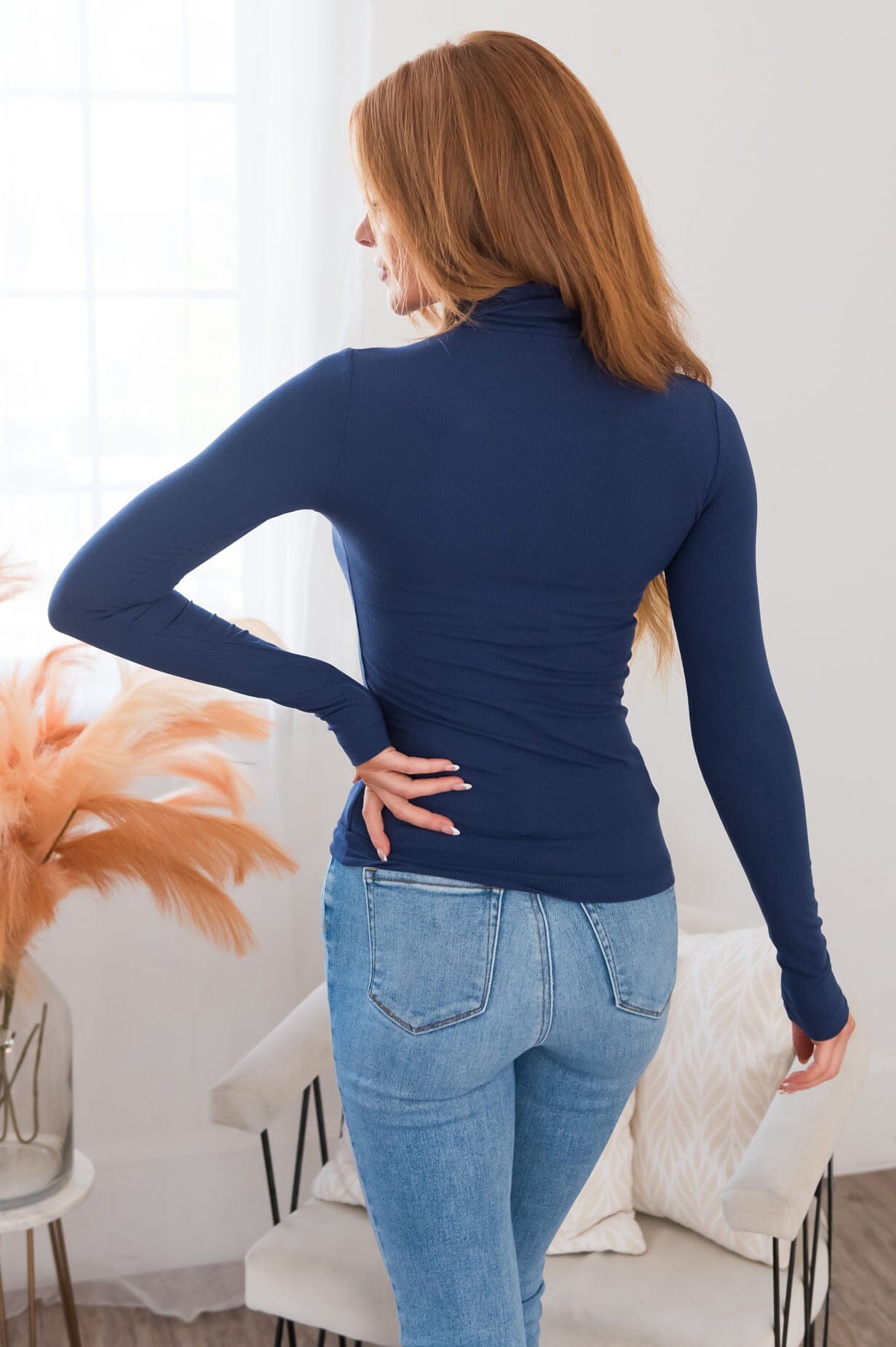 Sway Me Away Modest Turtleneck Top Modest Dresses vendor-unknown 