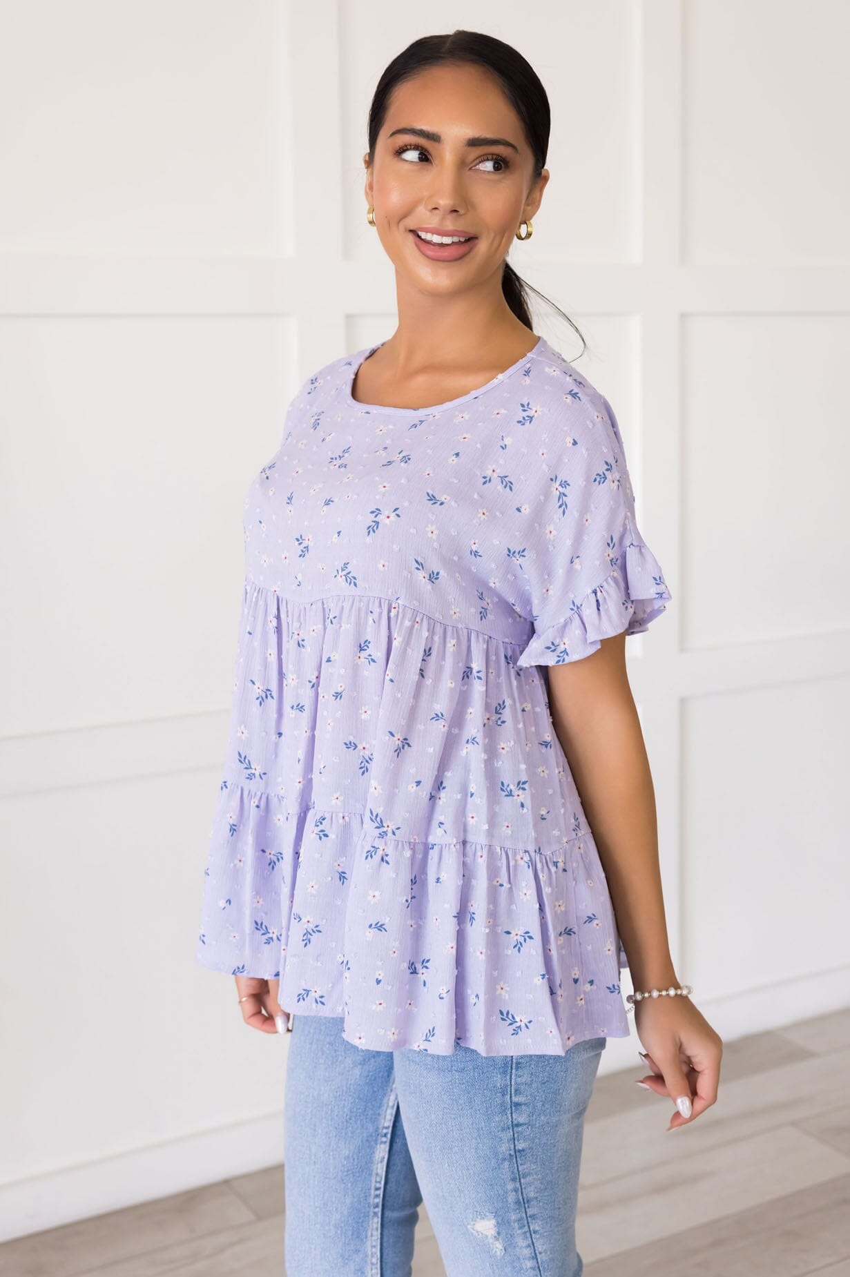 Dainty Daisy Modest Blouse Modest Dresses vendor-unknown 