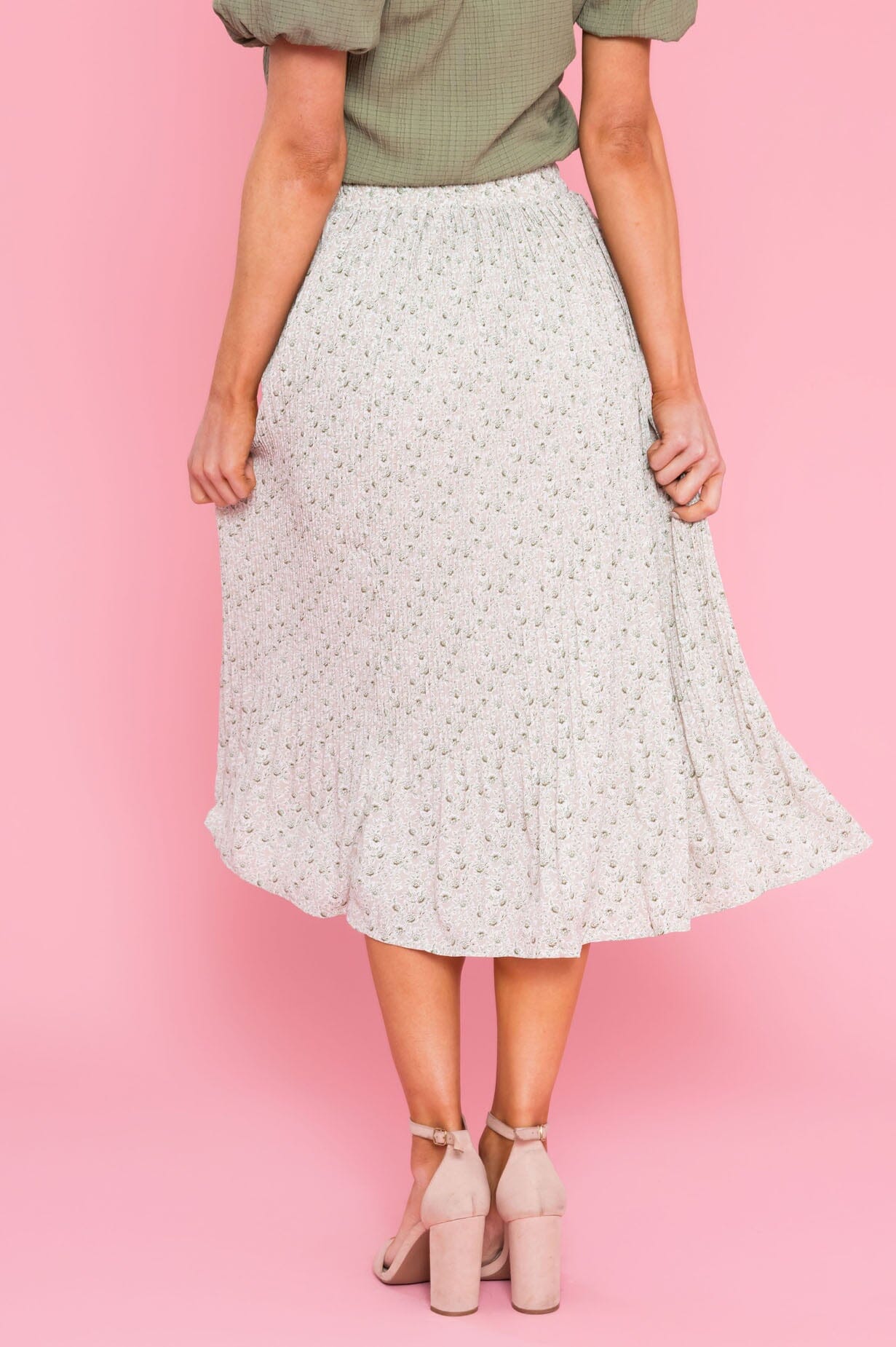 Be The Sunshine Accordion Skirt Modest Dresses vendor-unknown 
