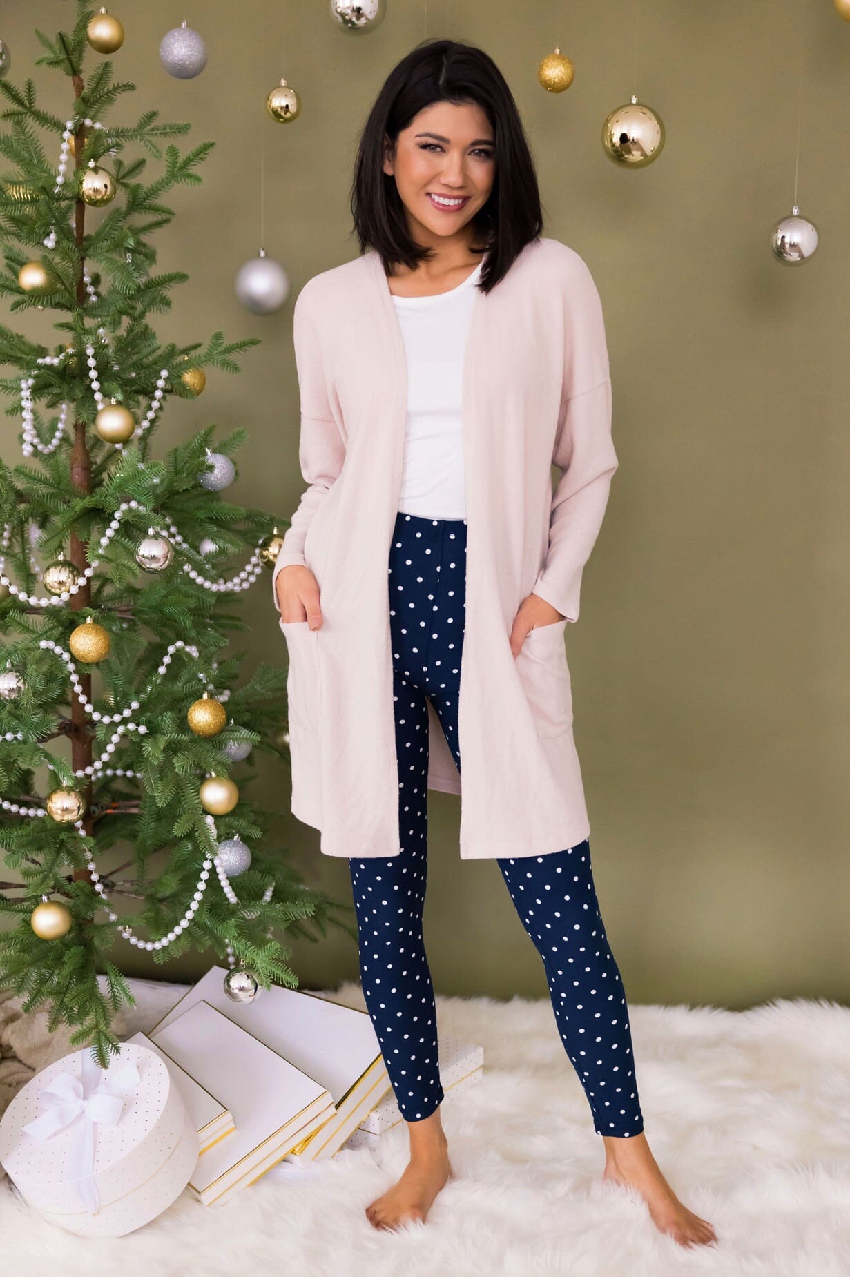 Snowball Christmas Leggings Accessories & Shoes vendor-unknown 