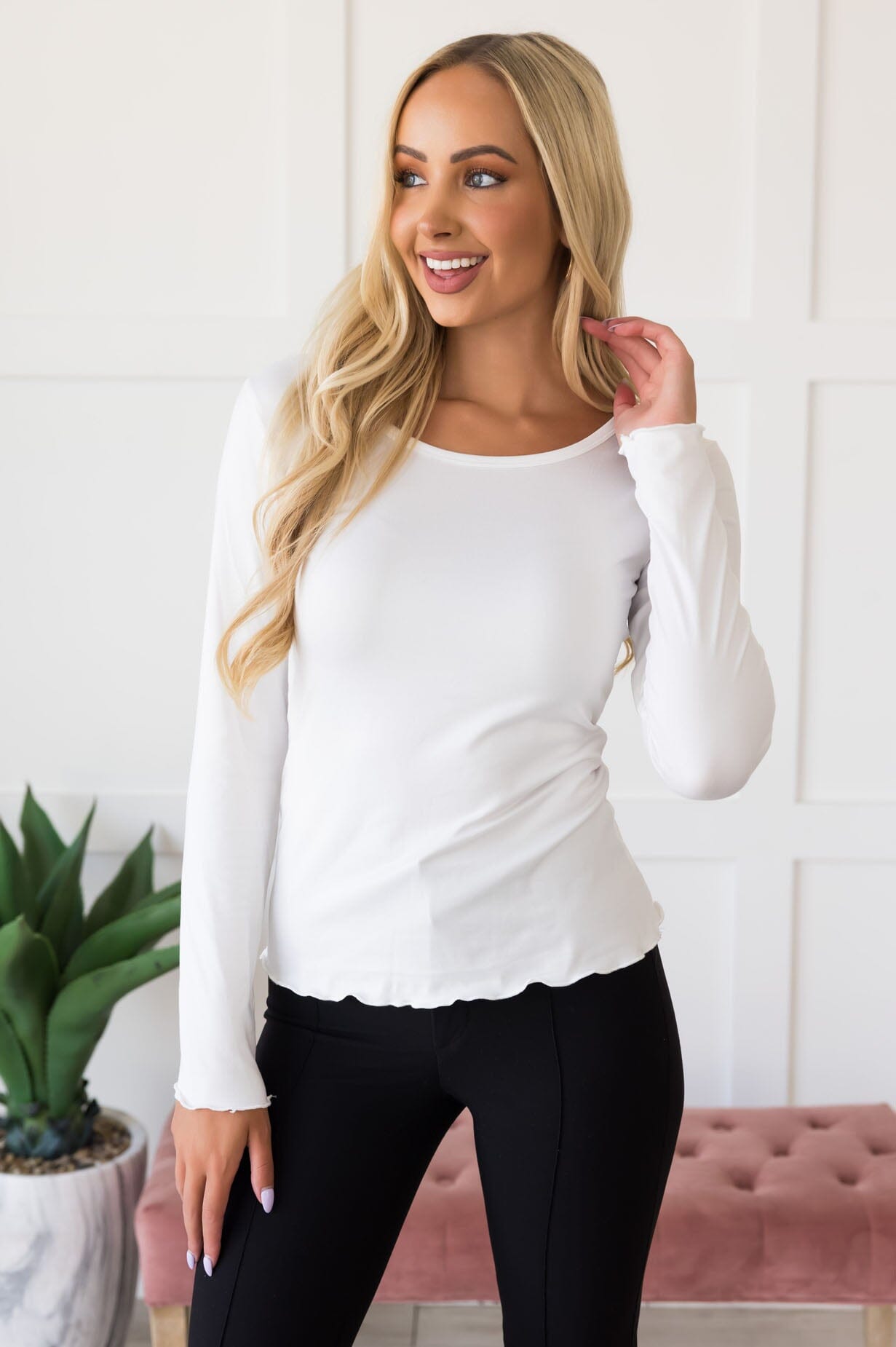 Hopeful Dreams Long Sleeve Top Tops vendor-unknown 