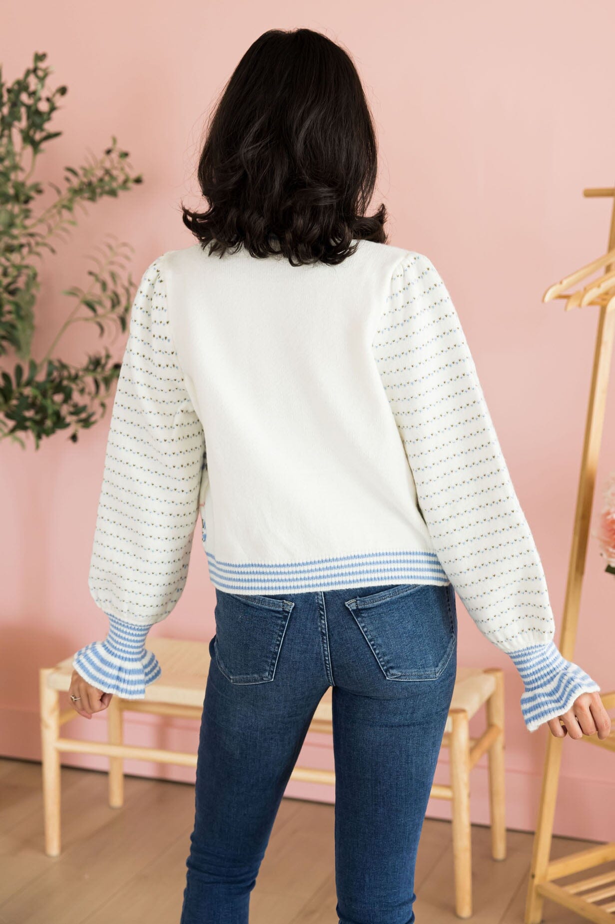 Bow Season Sweater Cardigan Modest Dresses vendor-unknown 