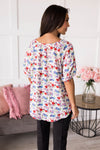 Soulmate Searching Floral Blouse Tops vendor-unknown