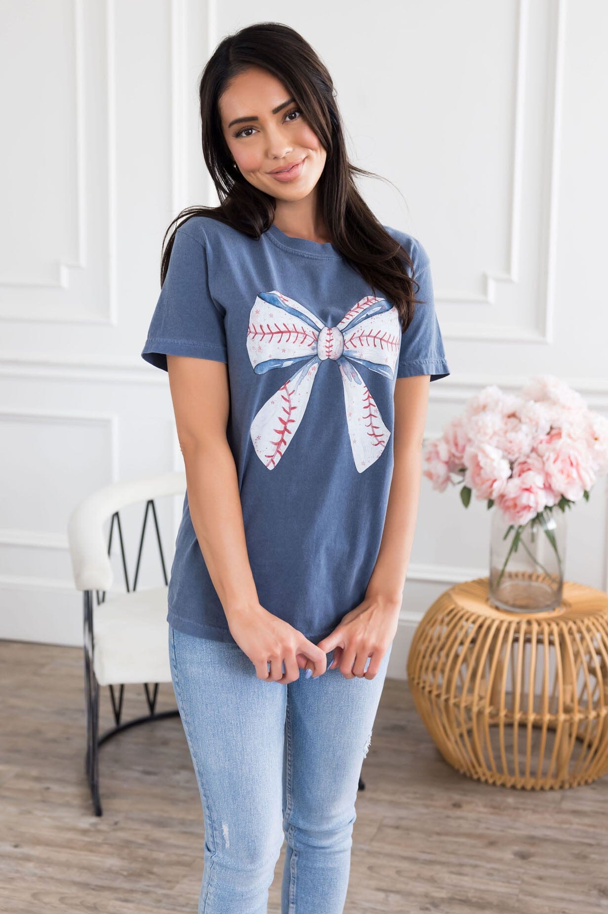 Out To The Home Game Graphic Tee Modest Dresses vendor-unknown 