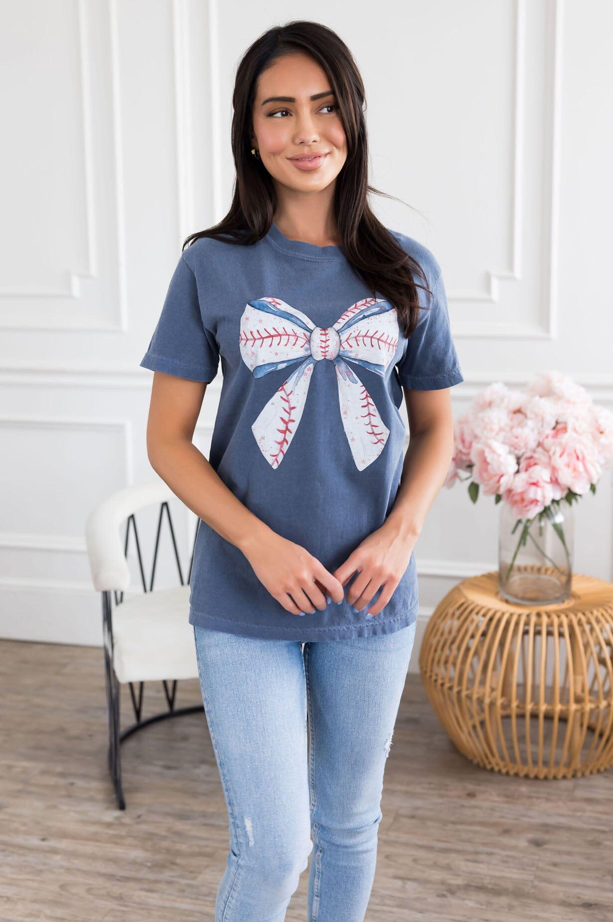 Out To The Home Game Graphic Tee Modest Dresses vendor-unknown 