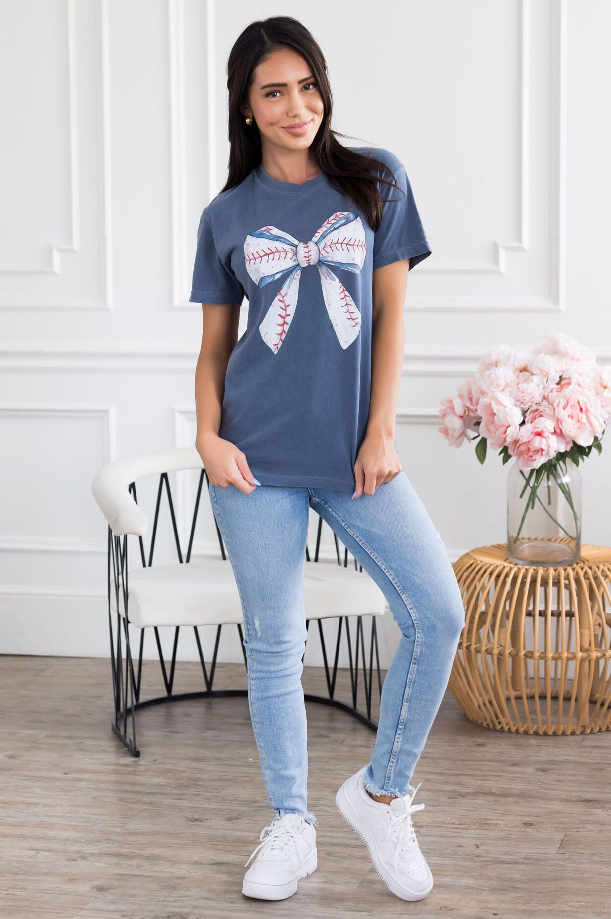 Out To The Home Game Graphic Tee Modest Dresses vendor-unknown 