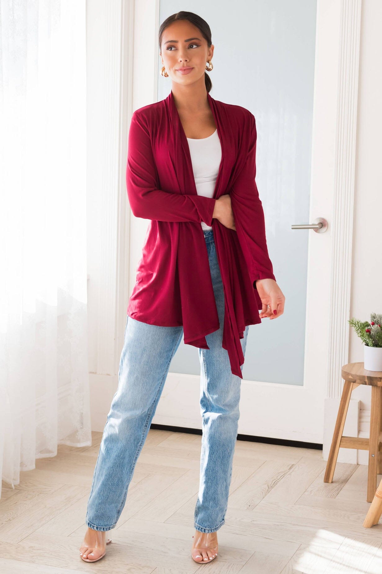 Standing Tall Modest Sweater Cardigan Modest Dresses vendor-unknown 