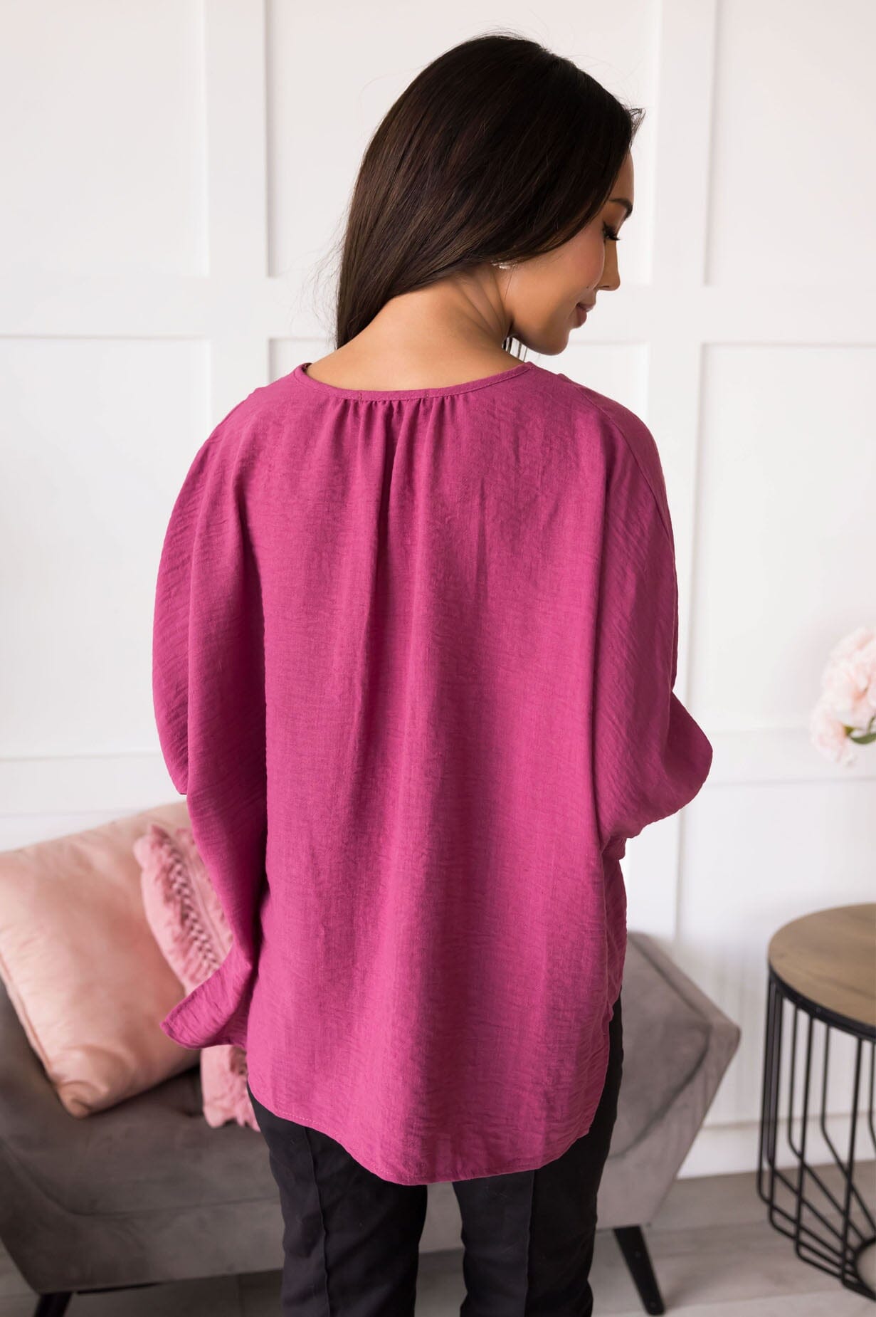 Be A Dreamer Tie Front Blouse NeeSee's Dresses 