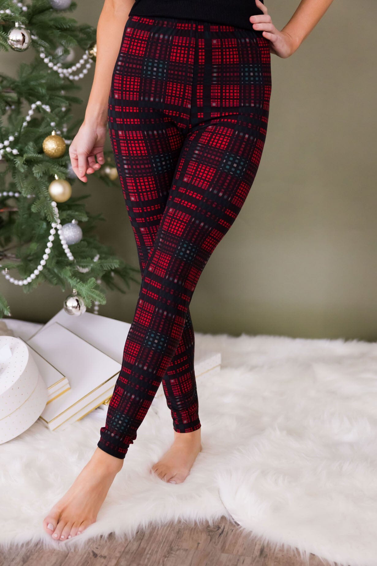 Snowball Christmas Leggings  Affordable Trendy and Modest