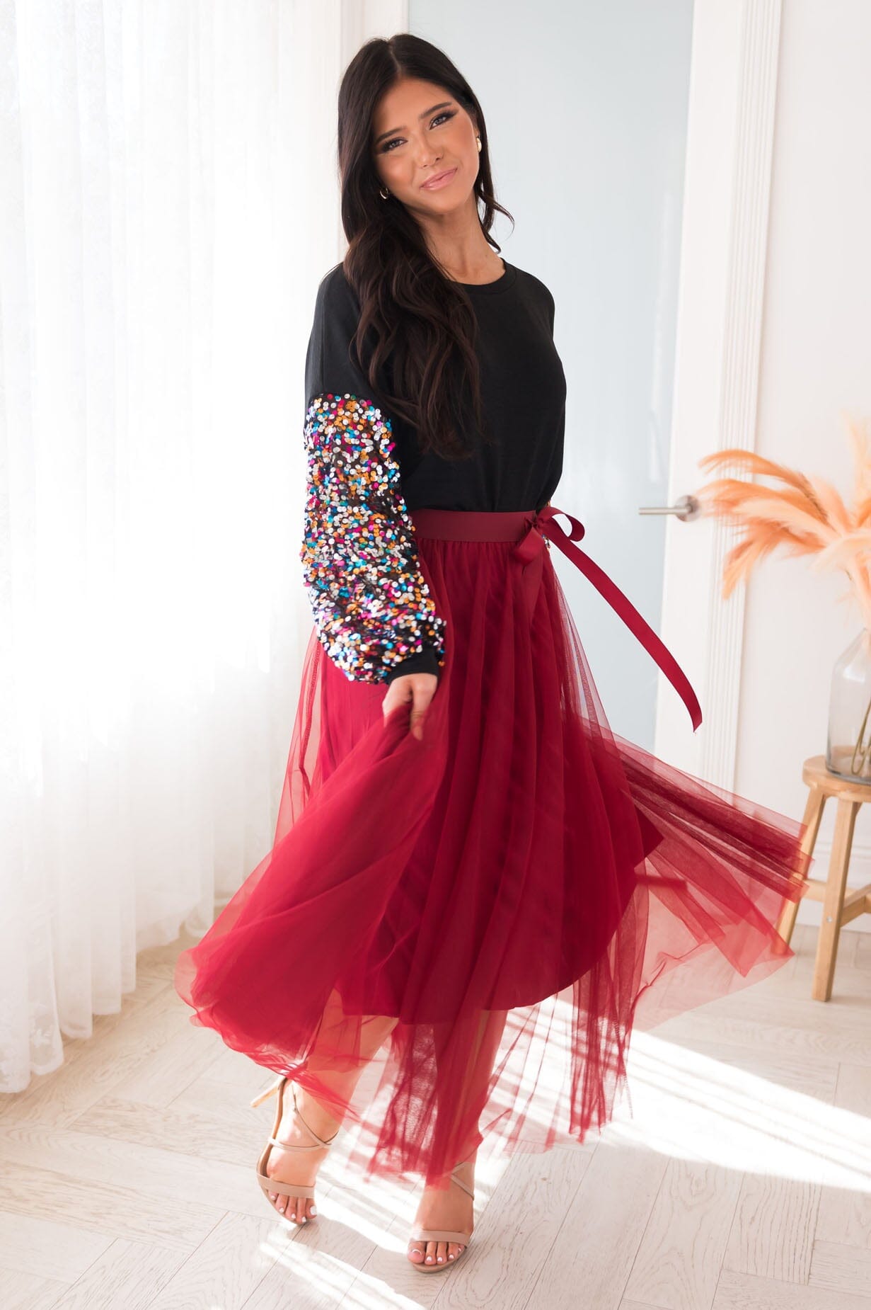 Forever Soulmates Modest Tulle Skirt Skirts vendor-unknown 