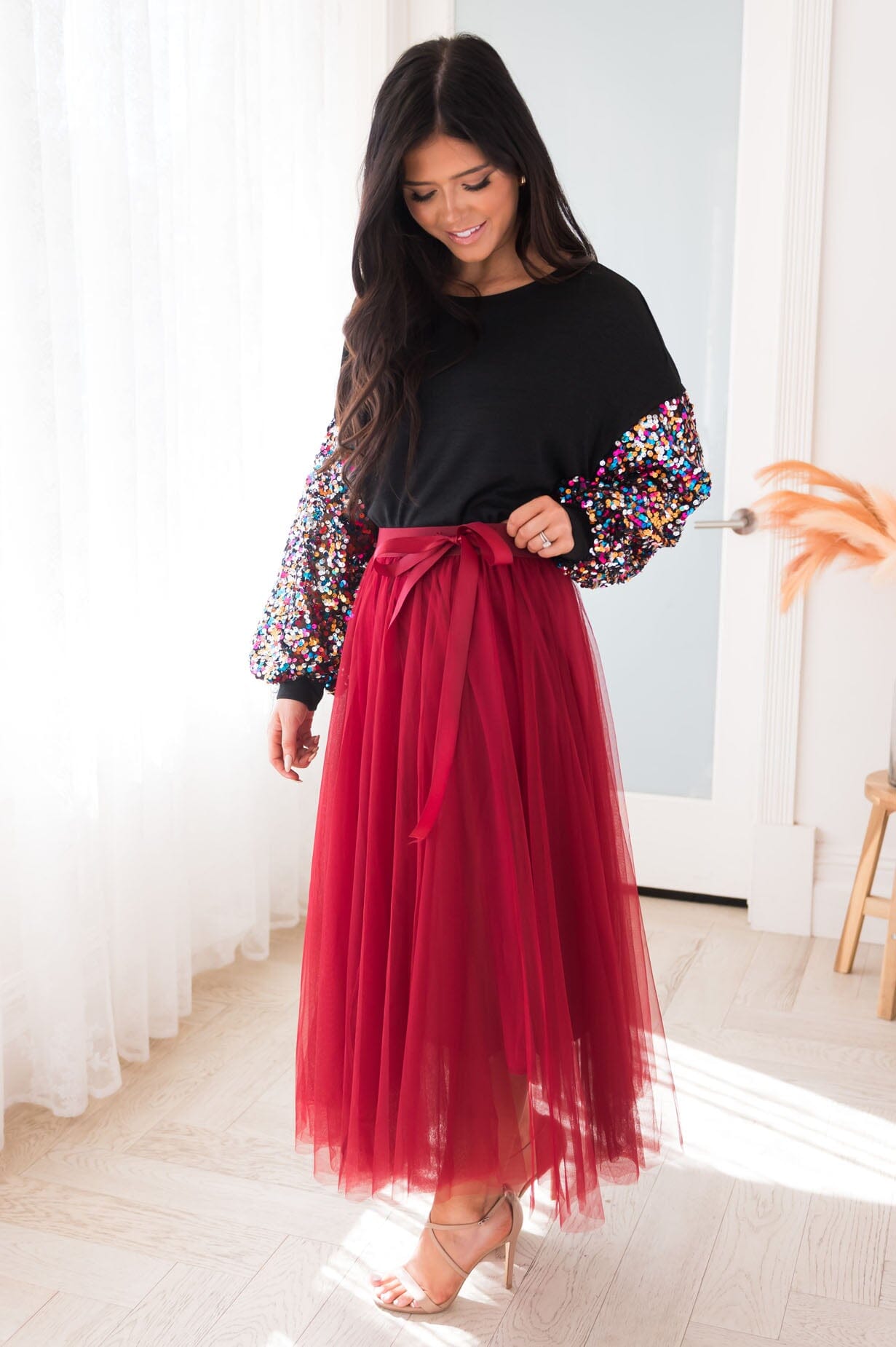 Forever Soulmates Modest Tulle Skirt Skirts vendor-unknown 