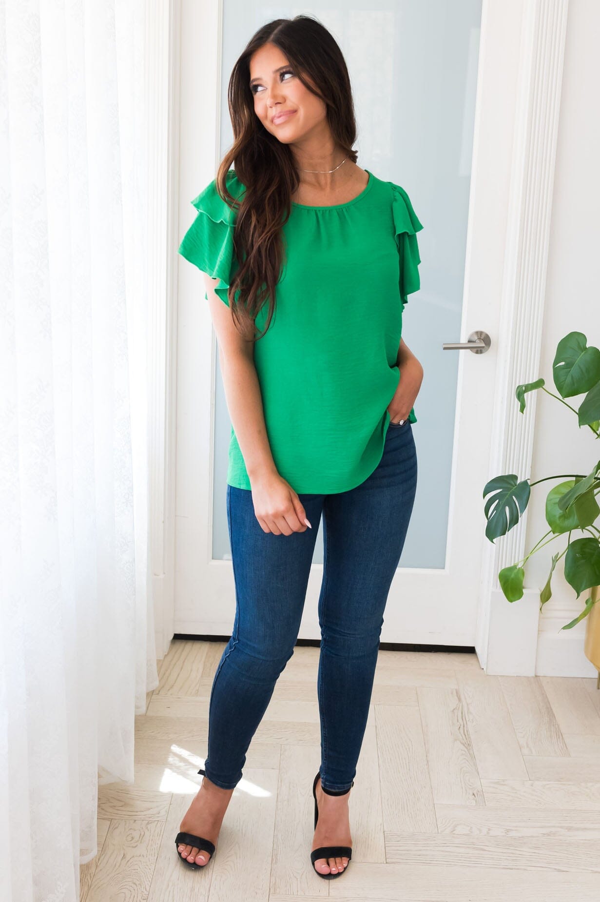 Perfect Pick Modest Blouse NeeSee's Dresses 