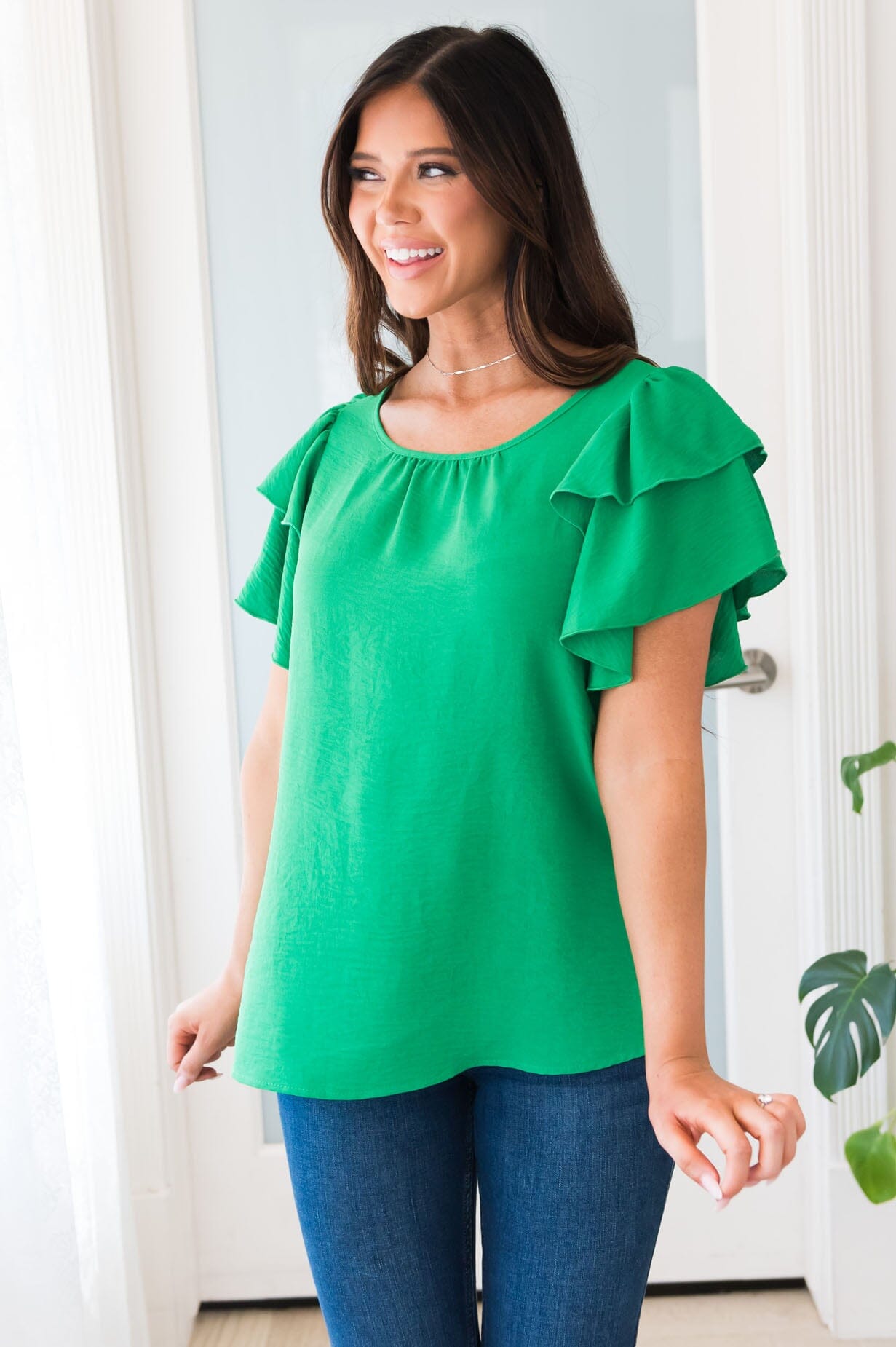 Perfect Pick Modest Blouse NeeSee's Dresses 