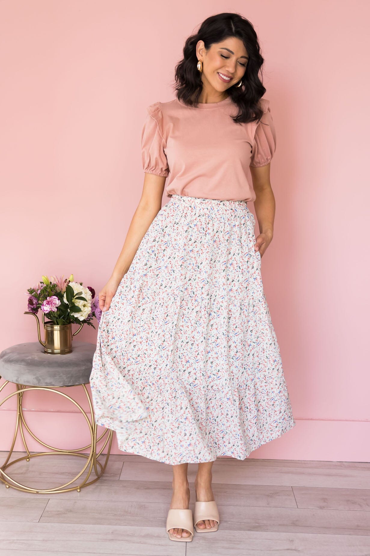 Set Your Sights Maxi Skirt Skirts vendor-unknown 