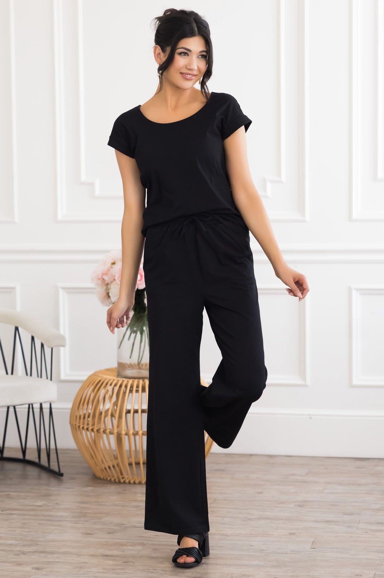 Friday Nights In Lounge Pants Tops vendor-unknown 