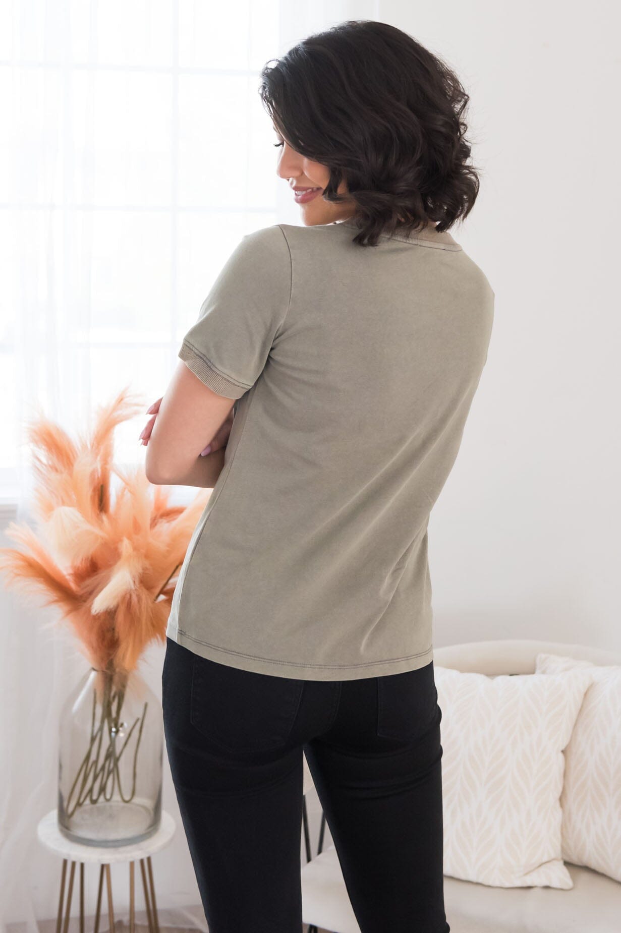 Calm & Collected Modest Top Tops vendor-unknown 